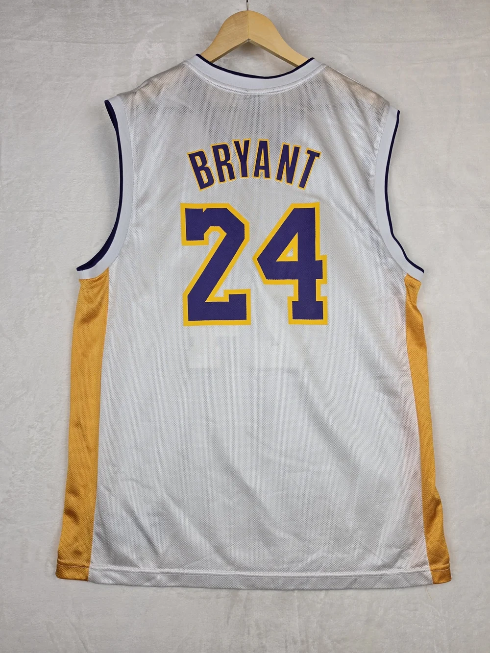 Adidas LA Lakers Kobe Bryant #24 Jersey Mens L White